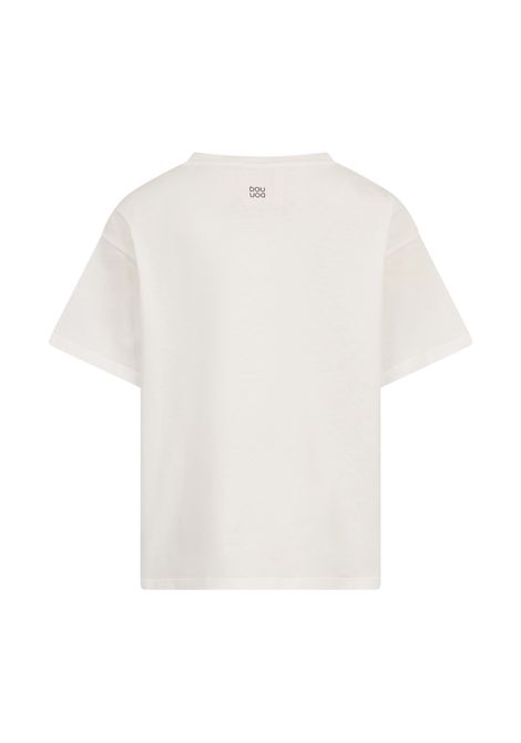 T-shirt con stampa DOUUOD JUNIOR | DZ8P31 Z3708101